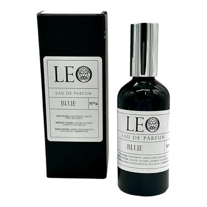 blue scented eau de parfum from leo with box